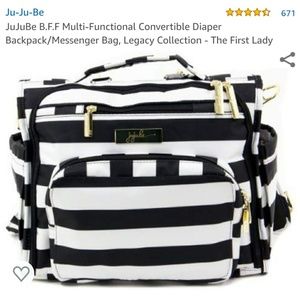 NWT Jujube BFF diaper bag- The First Lady